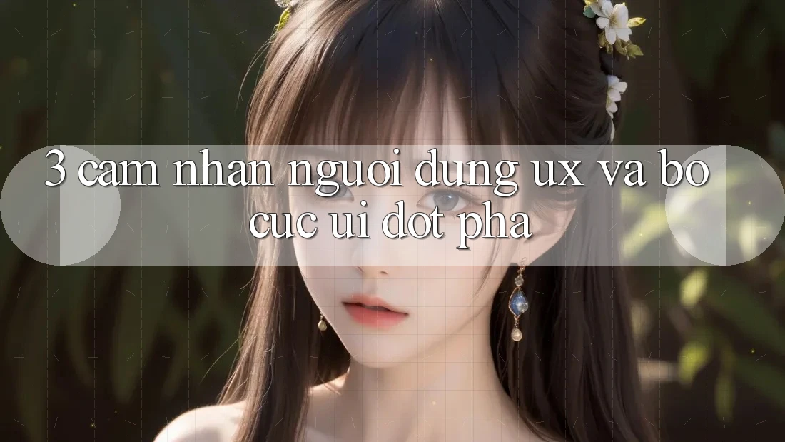 3. Cảm nhận người dùng (UX) và Bố cục (UI) đột phá 3. Cảm nhận người dùng (UX) và Bố cục (UI) đột phá