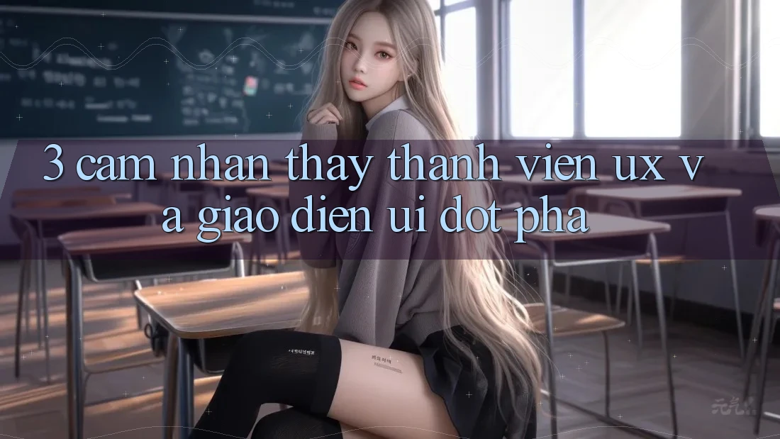 3. Cảm nhận thấy thành viên (UX) và Giao diện (UI) đột phá