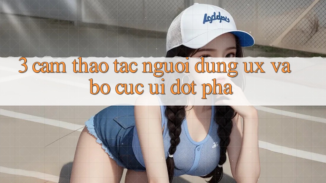 3. Cảm thao tác người dùng (UX) và Bố cục (UI) đột phá