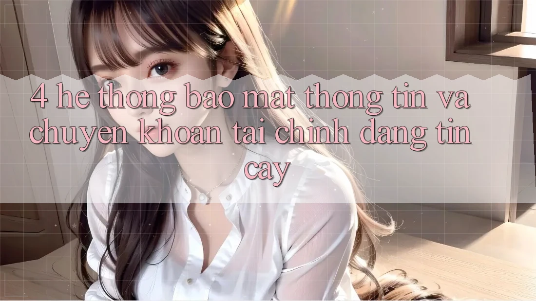 4. Hệ thống bảo mật thông tin và chuyển khoản tài chính đáng tin cậy