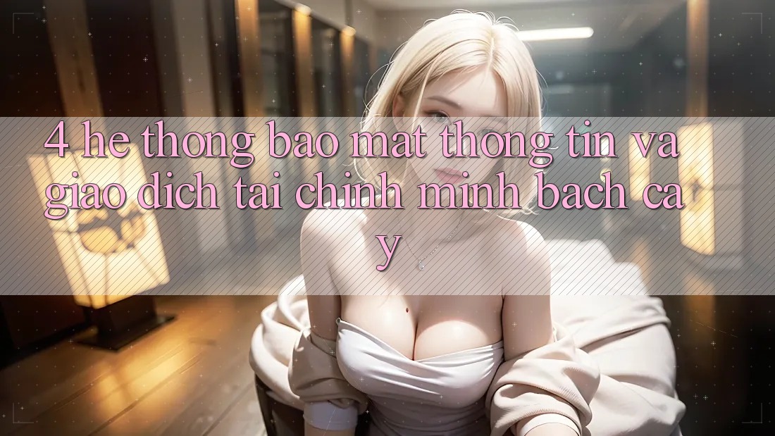 4. Hệ thống bảo mật thông tin và giao dịch tài chính minh bạch cậy 4. Hệ thống bảo mật thông tin và giao dịch tài chính minh bạch cậy
