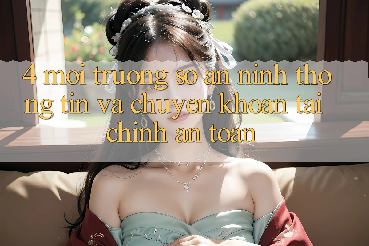 4. Môi trường số an ninh thông tin và chuyển khoản tài chính an toàn 4. Môi trường số an ninh thông tin và chuyển khoản tài chính an toàn
