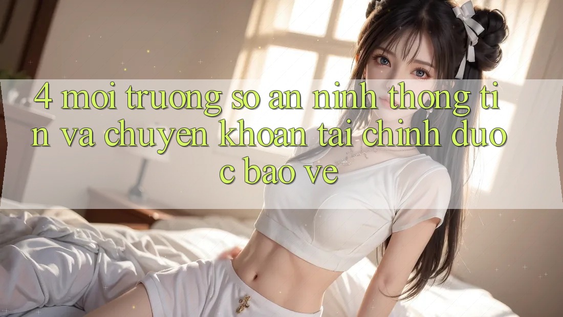 4. Môi trường số an ninh thông tin và chuyển khoản tài chính được bảo vệ