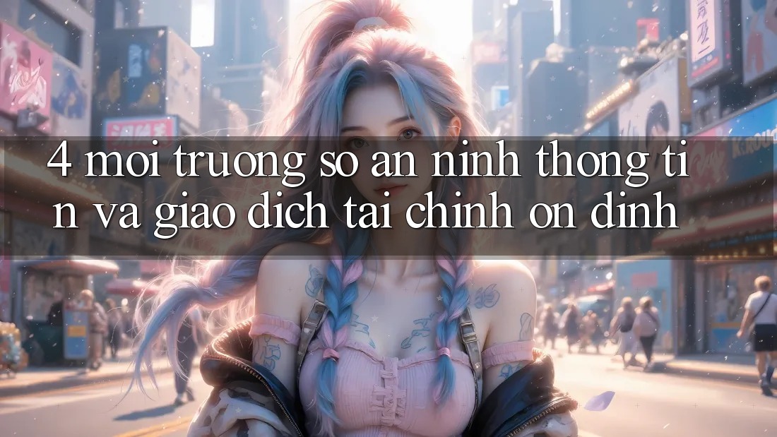 4. Môi trường số an ninh thông tin và giao dịch tài chính ổn định