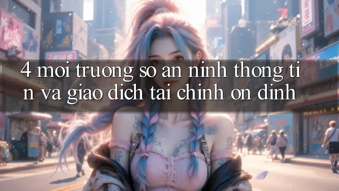 4. Môi trường số an ninh thông tin và giao dịch tài chính ổn định
