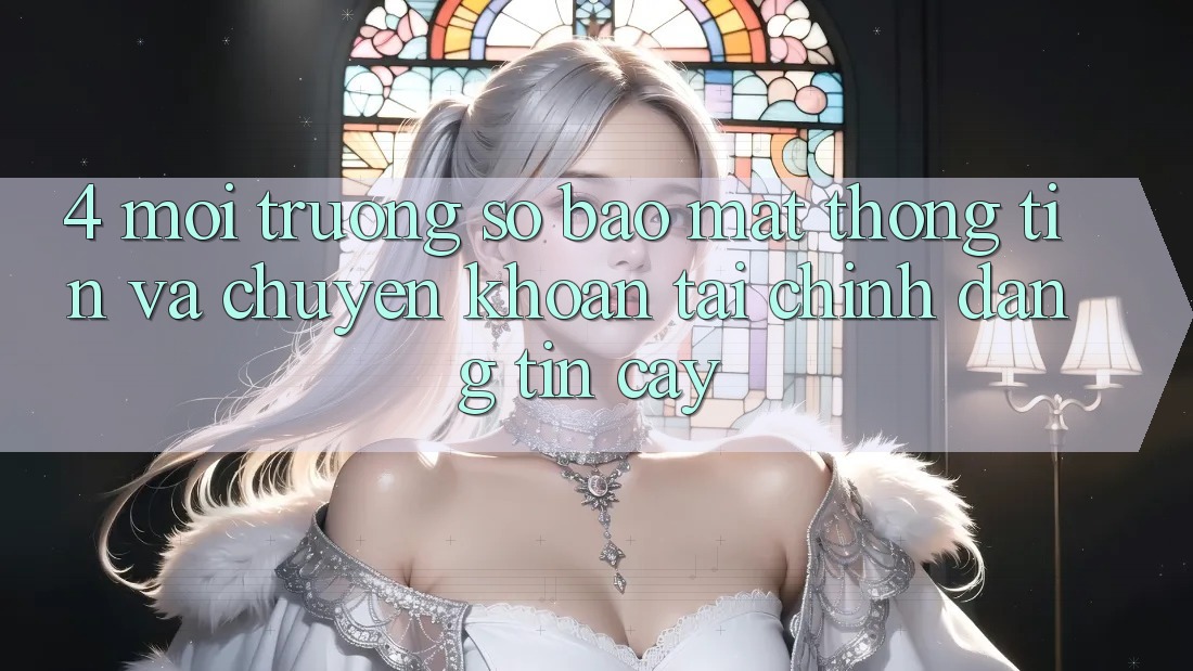 4. Môi trường số bảo mật thông tin và chuyển khoản tài chính đáng tin cậy 4. Môi trường số bảo mật thông tin và chuyển khoản tài chính đáng tin cậy