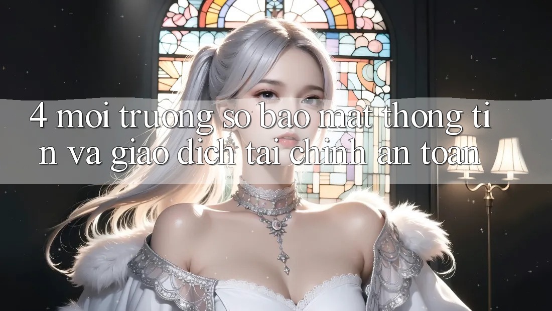 4. Môi trường số bảo mật thông tin và giao dịch tài chính an toàn
