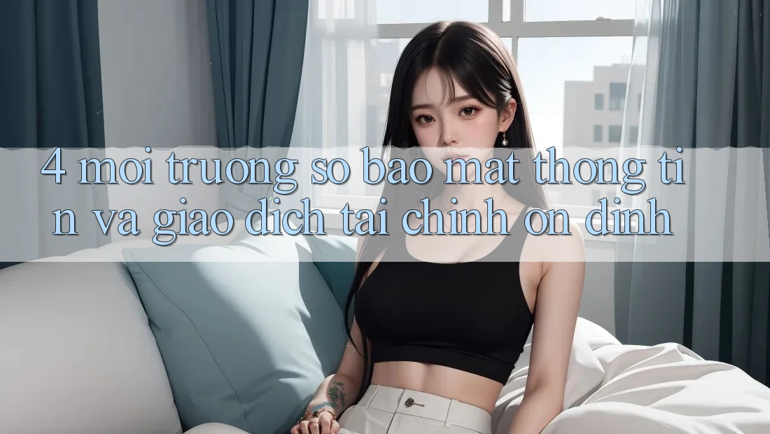 4. Môi trường số bảo mật thông tin và giao dịch tài chính ổn định