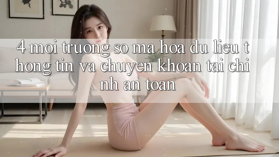 4. Môi trường số mã hóa dữ liệu thông tin và chuyển khoản tài chính an toàn
