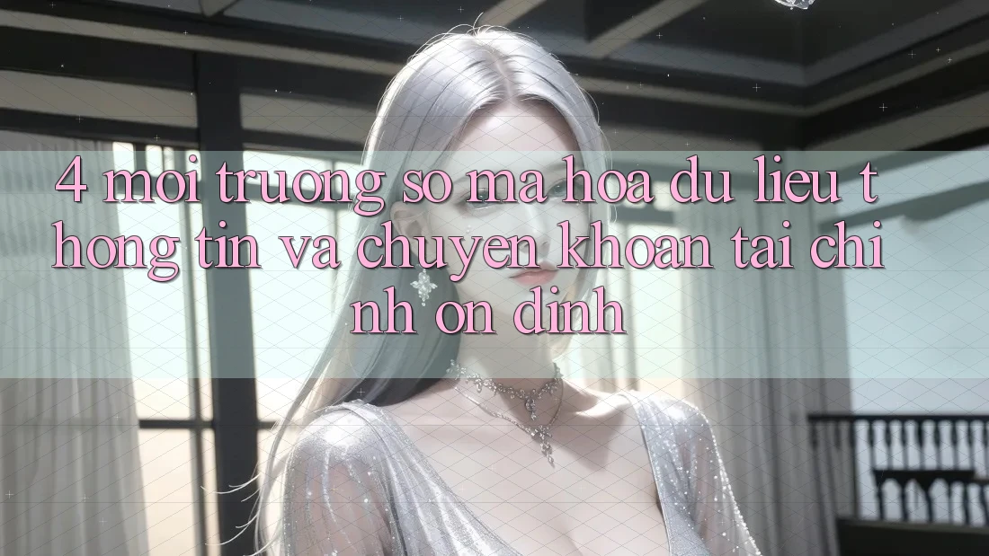 4. Môi trường số mã hóa dữ liệu thông tin và chuyển khoản tài chính ổn định