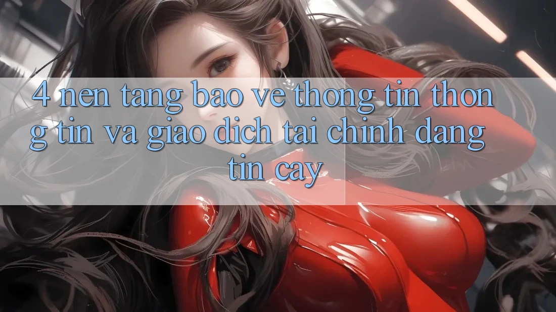 4. Nền tảng bảo vệ thông tin thông tin và giao dịch tài chính đáng tin cậy