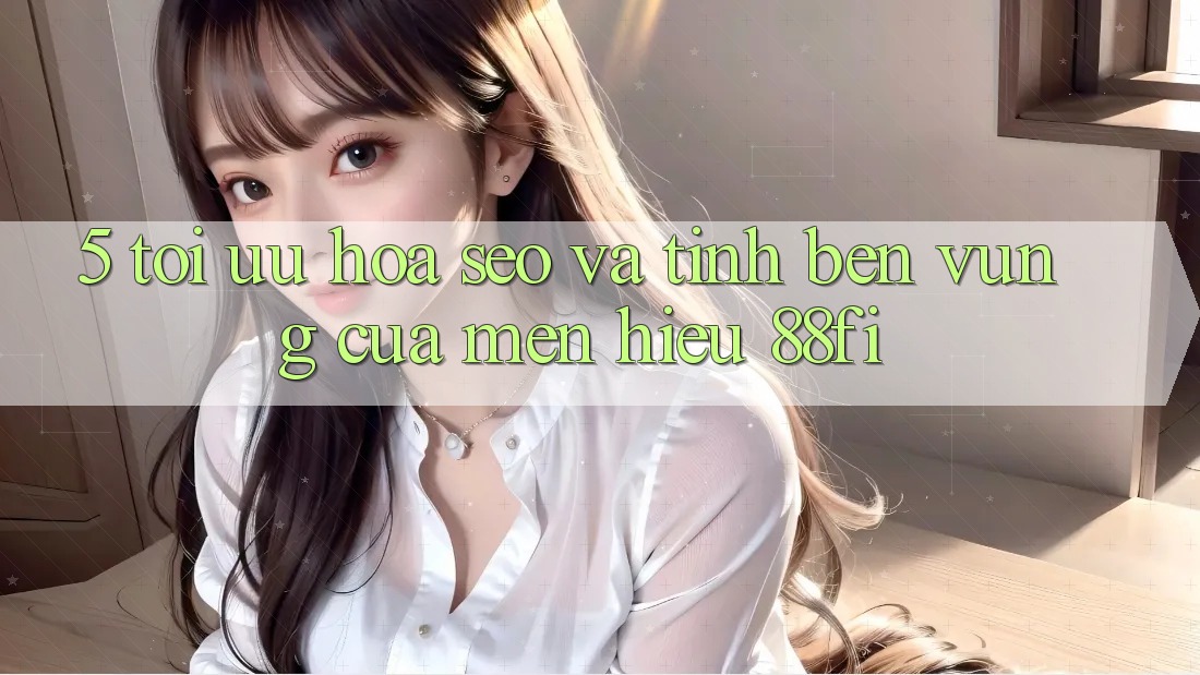 5. Tối ưu hóa SEO và Tính bền vững của mến hiệu 88fi