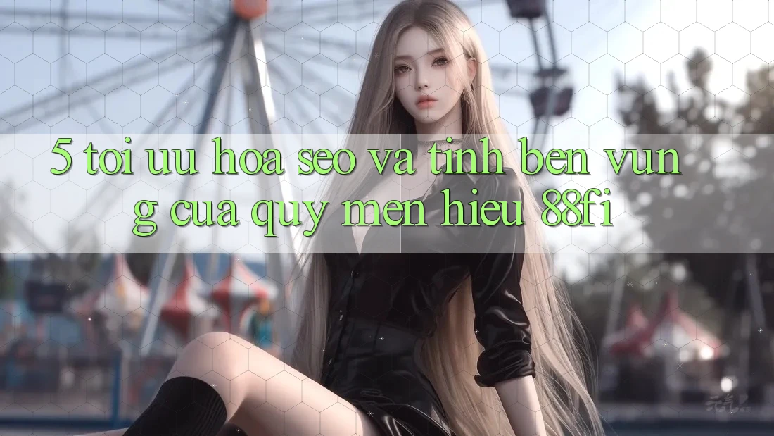 5. Tối ưu hóa SEO và Tính bền vững của quý mến hiệu 88fi