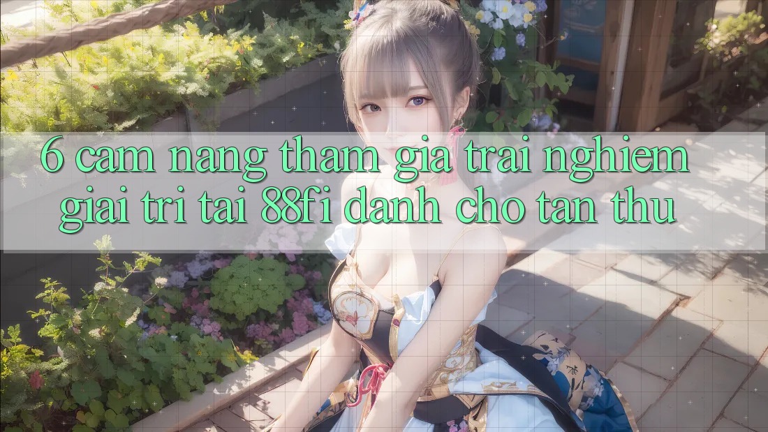 6. Cẩm nang tham gia trải nghiệm giải trí tại 88fi dành cho tân thủ 6. Cẩm nang tham gia trải nghiệm giải trí tại 88fi dành cho tân thủ