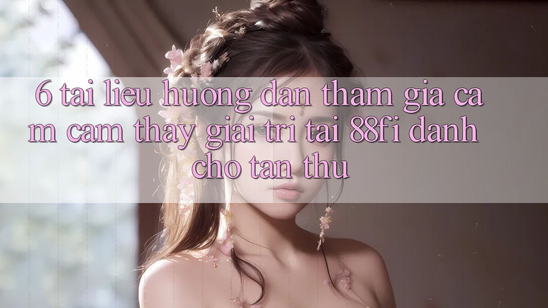 6. Tài liệu hướng dẫn tham gia cảm cảm thấy giải trí tại 88fi dành cho tân thủ