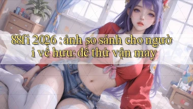 88fi 2026 ảnh so sánh cho người về hưu để thử vận may