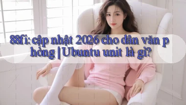 88fi cập nhật 2026 cho dân văn phòng Ubuntu unit là gì