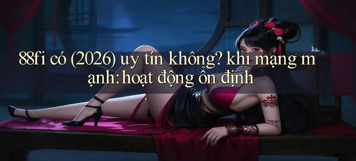 88fi có (2026) uy tín không khi mạng mạnh hoạt động ổn định