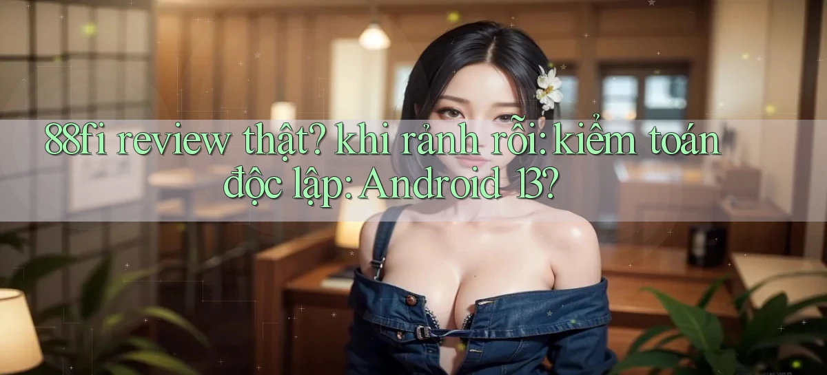 88fi review thật khi rảnh rỗi kiểm toán độc lập Android 13