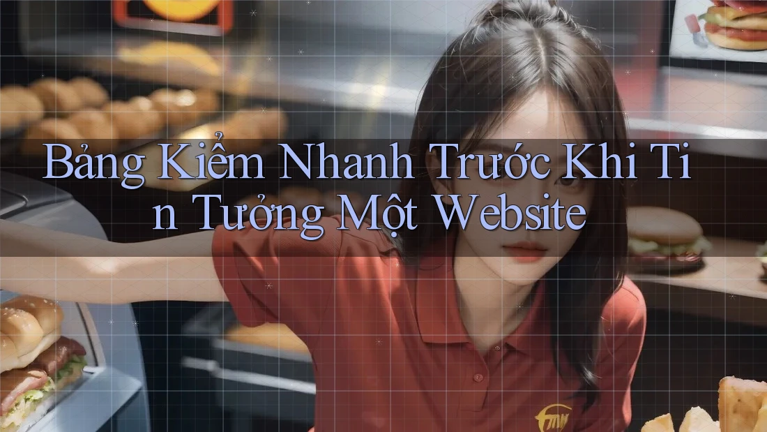 Bảng Kiểm Nhanh Trước Khi Tin Tưởng Một Website