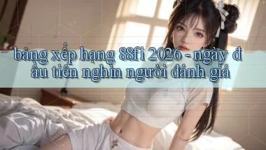 bảng xếp hạng 88fi 2026   ngày đầu tiên nghìn người đánh giá