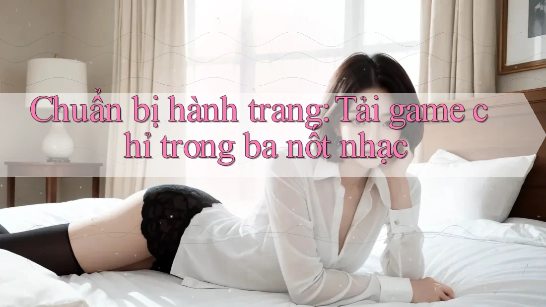 Chuẩn bị hành trang: Tải game chỉ trong ba nốt nhạc