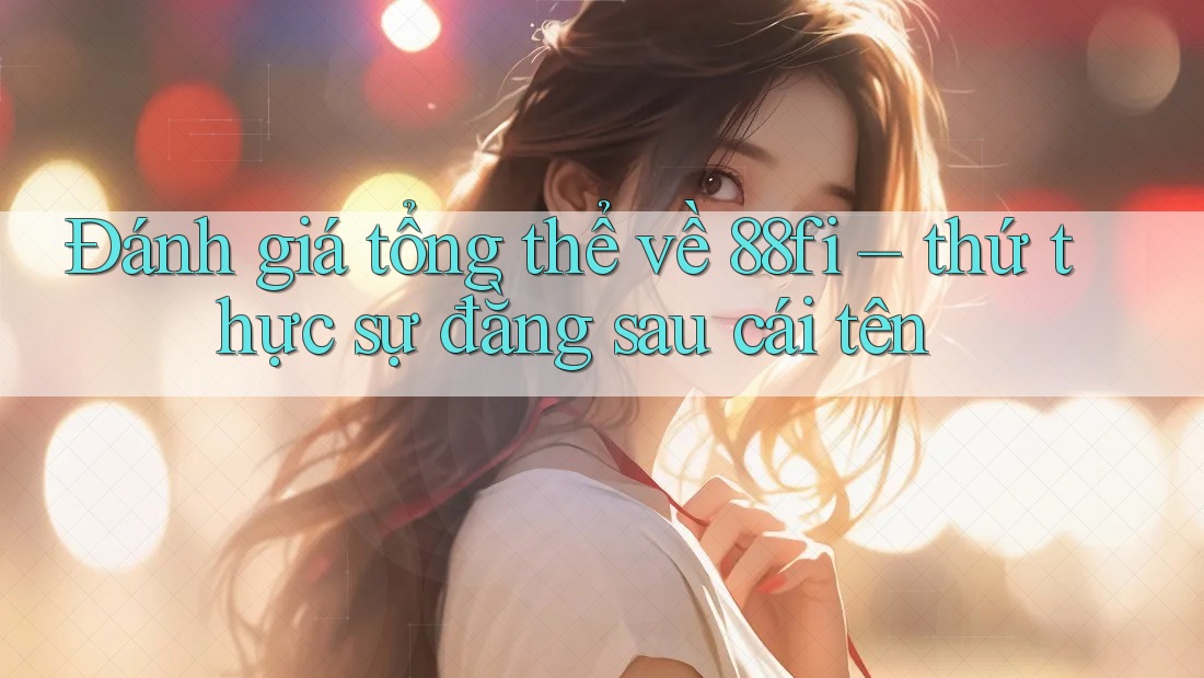 Đánh giá tổng thể về 88fi – thứ thực sự đằng sau cái tên