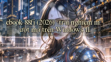 ebook 88fi (2026) trải nghiệm mượt mà trên Windows 11