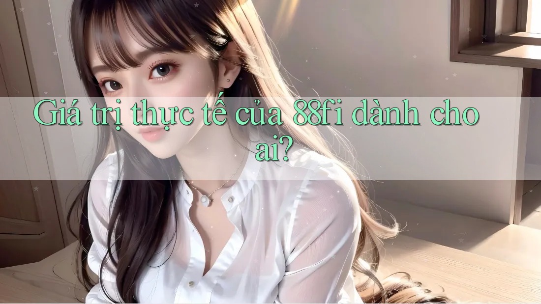 Giá trị thực tế của 88fi dành cho ai?
