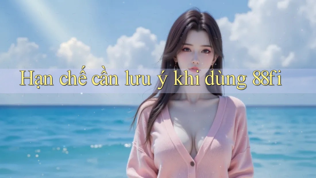 Hạn chế cần lưu ý khi dùng 88fi