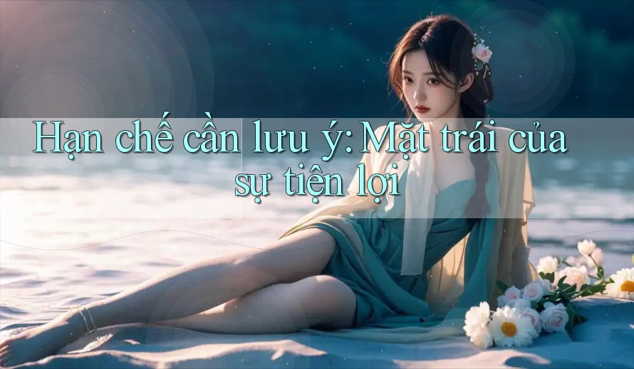 Hạn chế cần lưu ý: Mặt trái của sự tiện lợi