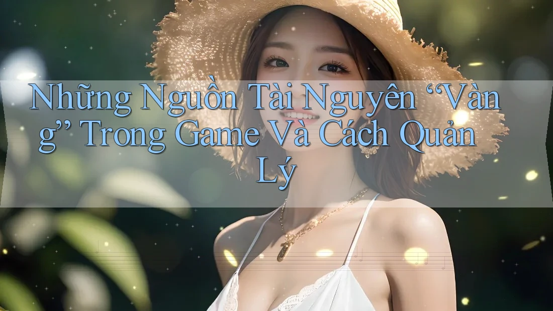 Những Nguồn Tài Nguyên “Vàng” Trong Game Và Cách Quản Lý