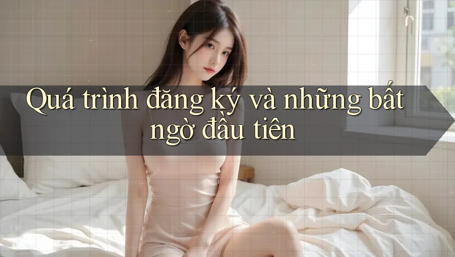 Quá trình đăng ký và những bất ngờ đầu tiên Quá trình đăng ký và những bất ngờ đầu tiên
