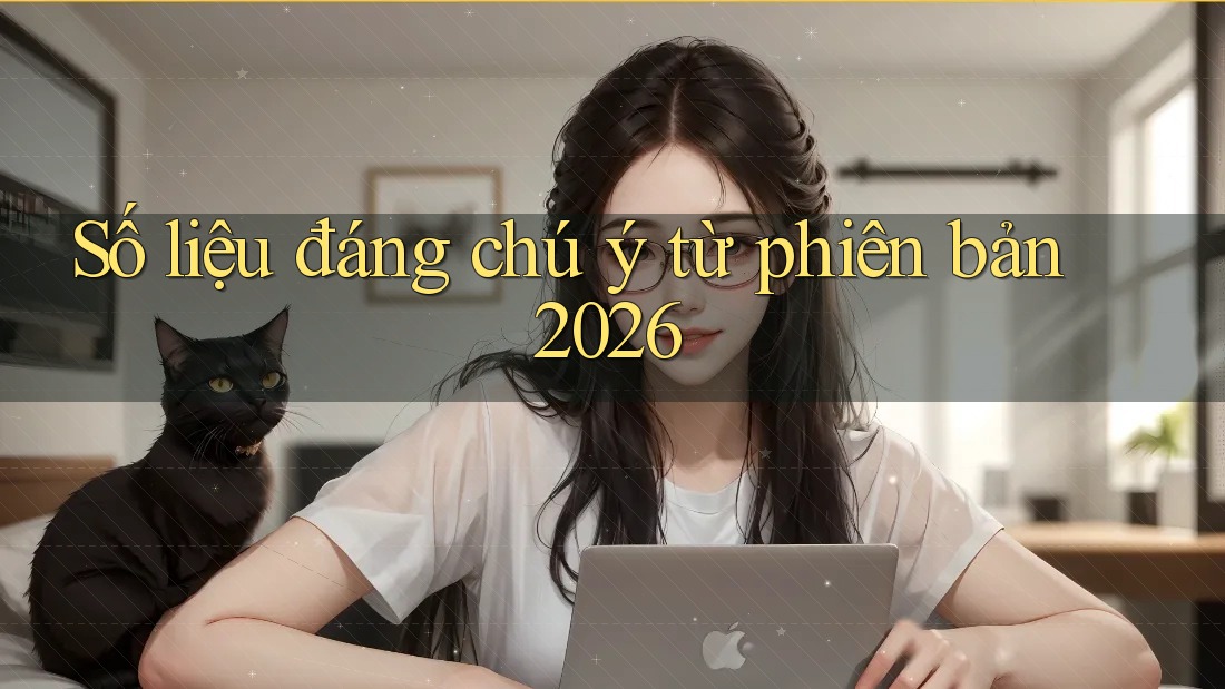 Số liệu đáng chú ý từ phiên bản 2026