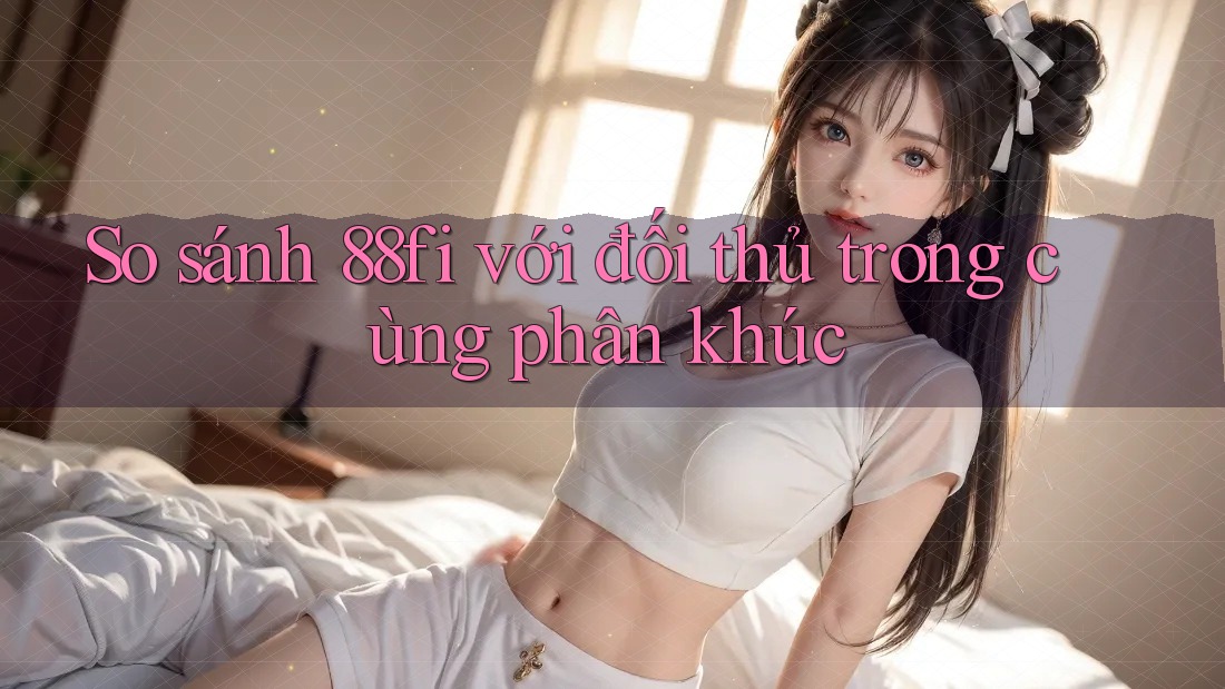 So sánh 88fi với đối thủ trong cùng phân khúc So sánh 88fi với đối thủ trong cùng phân khúc
