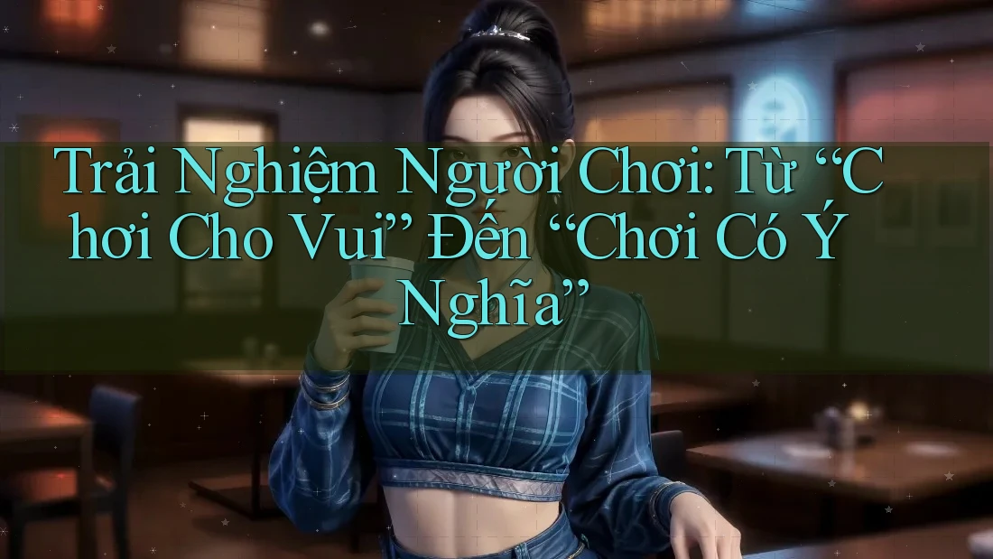 Trải Nghiệm Người Chơi: Từ “Chơi Cho Vui” Đến “Chơi Có Ý Nghĩa” Trải Nghiệm Người Chơi: Từ “Chơi Cho Vui” Đến “Chơi Có Ý Nghĩa”